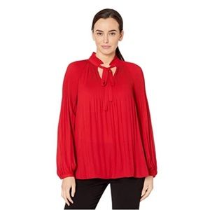 Georgette Tie Neck Top